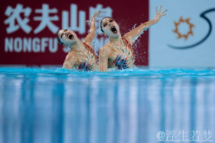 花样游泳世锦赛：混合双人自由自选决赛